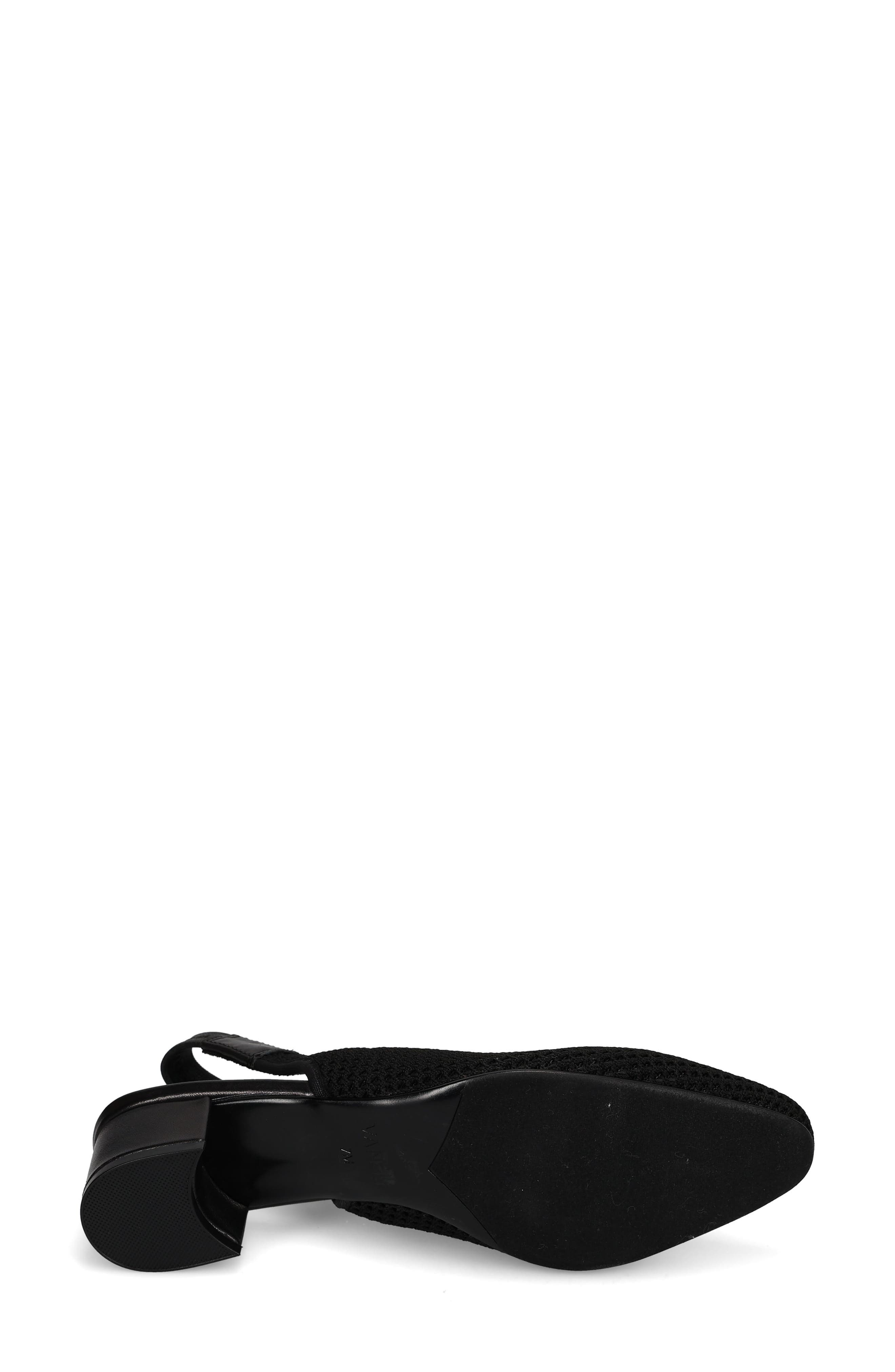 VANELi Abira Stretch Knit Slingback Pump, Alternate, color, Black