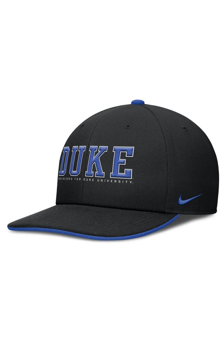 Nike Men's Nike Black Duke Blue Devils 2025 On-Field Pro Performance Adjustable Hat, Main, color, Black