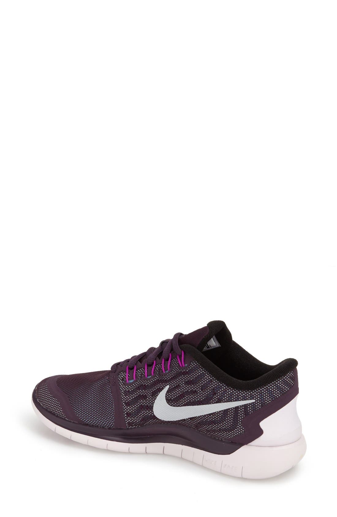 'Free 5.0 Flash' Running Shoe, Alternate, color, PURPLE/ SILVER