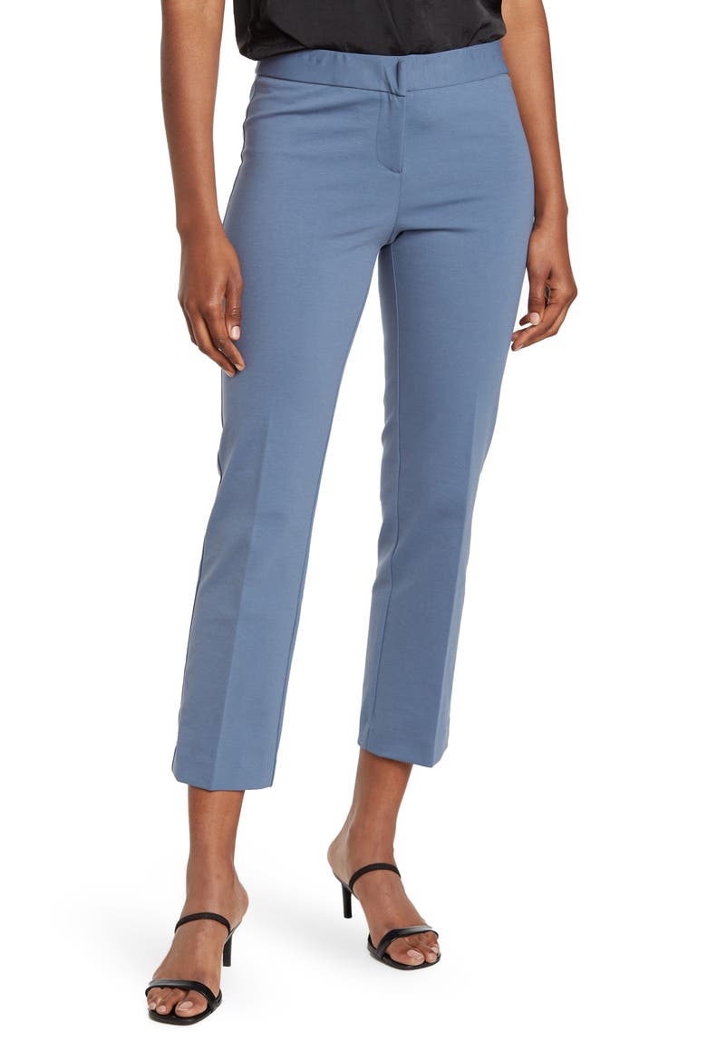 Chelsea Stretch Ankle Pants, Main, color, SLATE BLUE