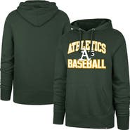 '47 Men's '47  Green Athletics Velocity Headline Pullover Hoodie