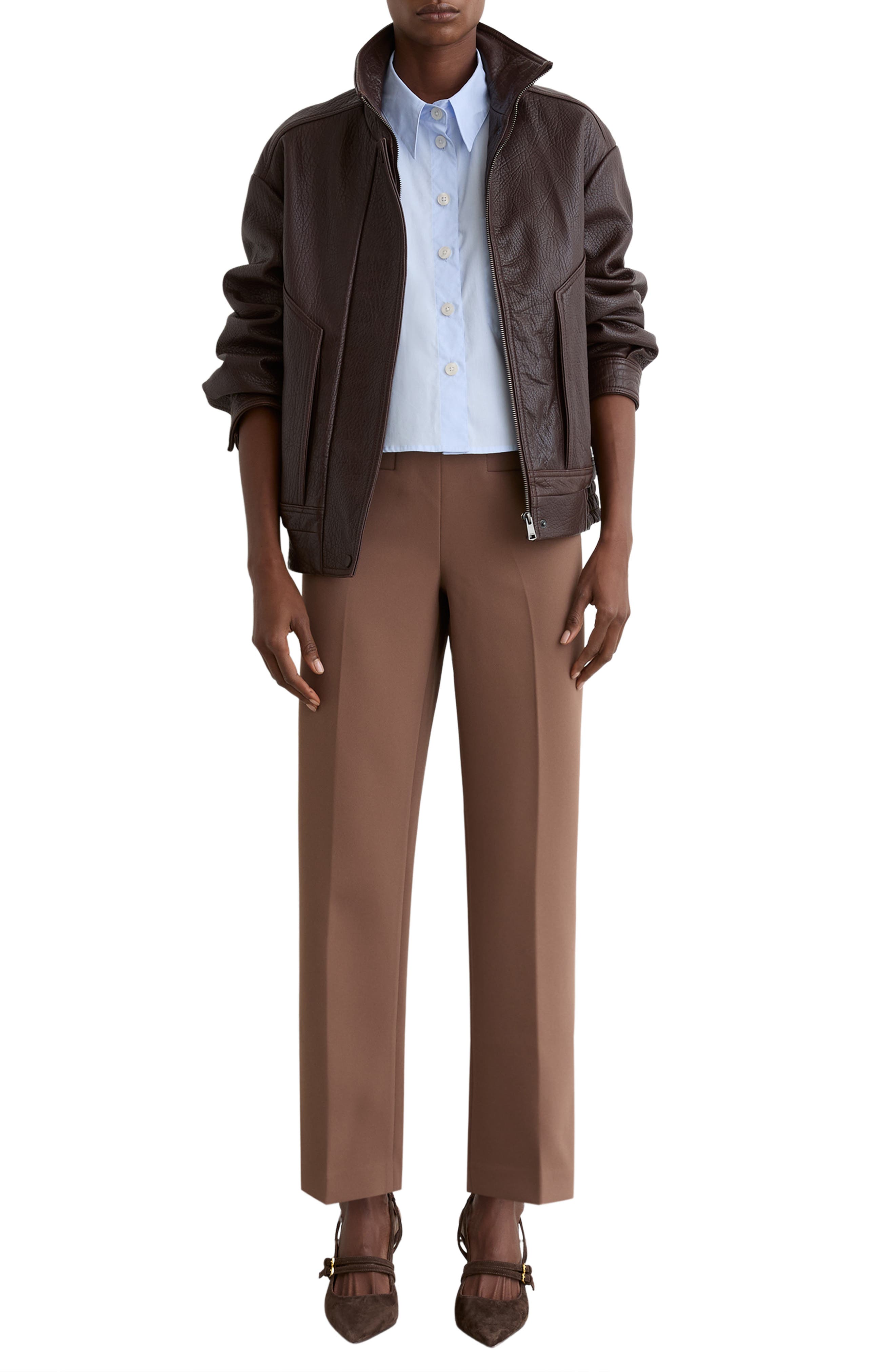 Reiss Beatrice Slingback Mary Jane Pointed Toe Pump, Alternate, color, Chocolate