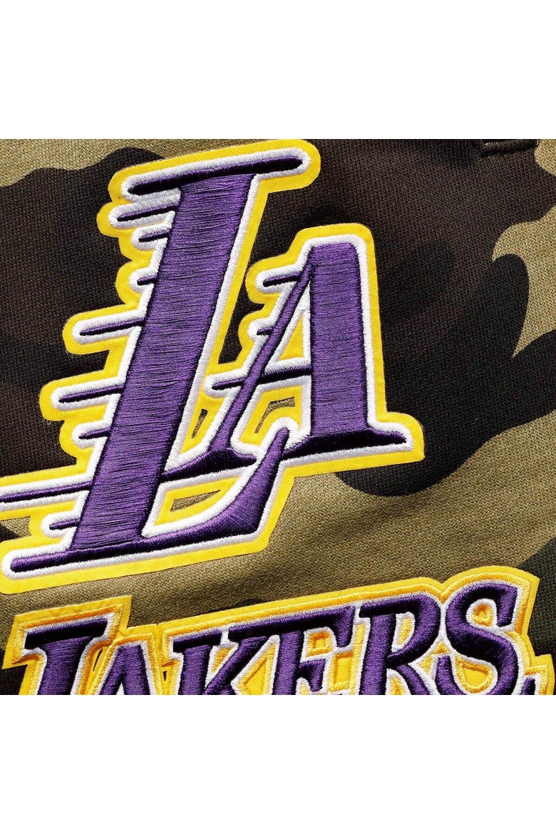 Men's Pro Standard Camo Los Angeles Lakers Team Shorts, Alternate, color, Camo