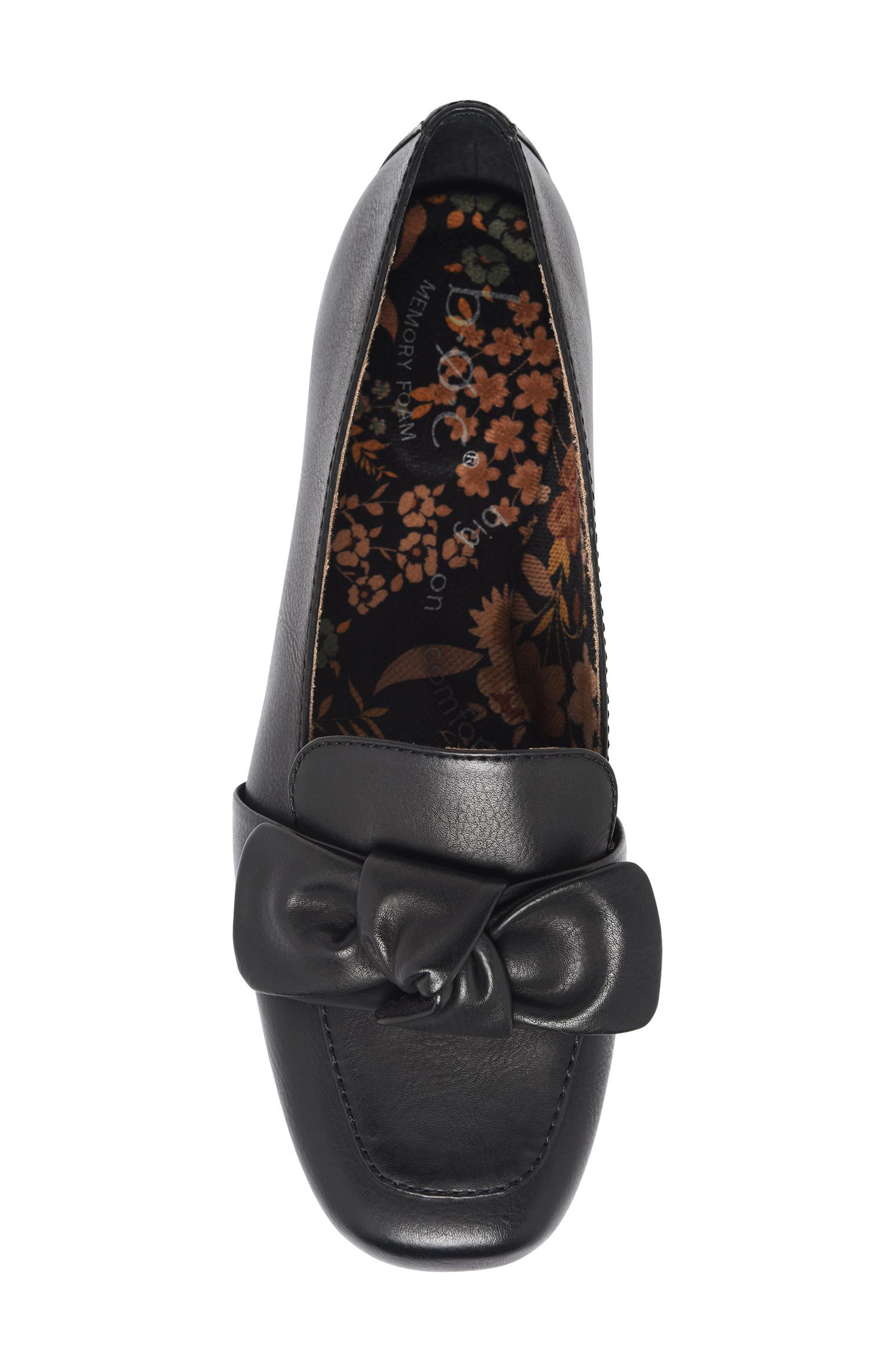 B O C BY BØRN Paisley Bow Flat, Alternate, color, Black