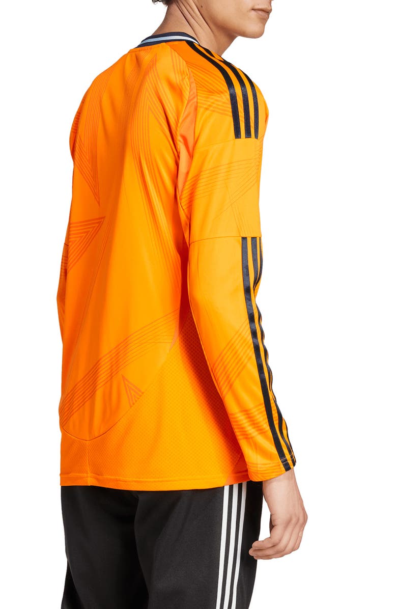 adidas Real Madrid 24/25 Away Long Sleeve Training Jersey, Alternate, color,