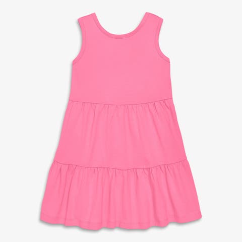 Kids Tiered Tank Dress In Solids (Toddler, Little Kid, Big Kid)