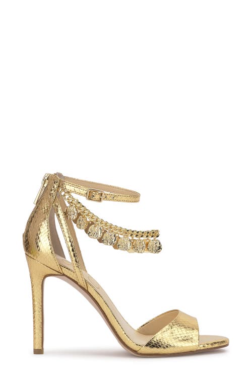 Jessica Simpson Jetser Ankle Strap Sandal In Gold