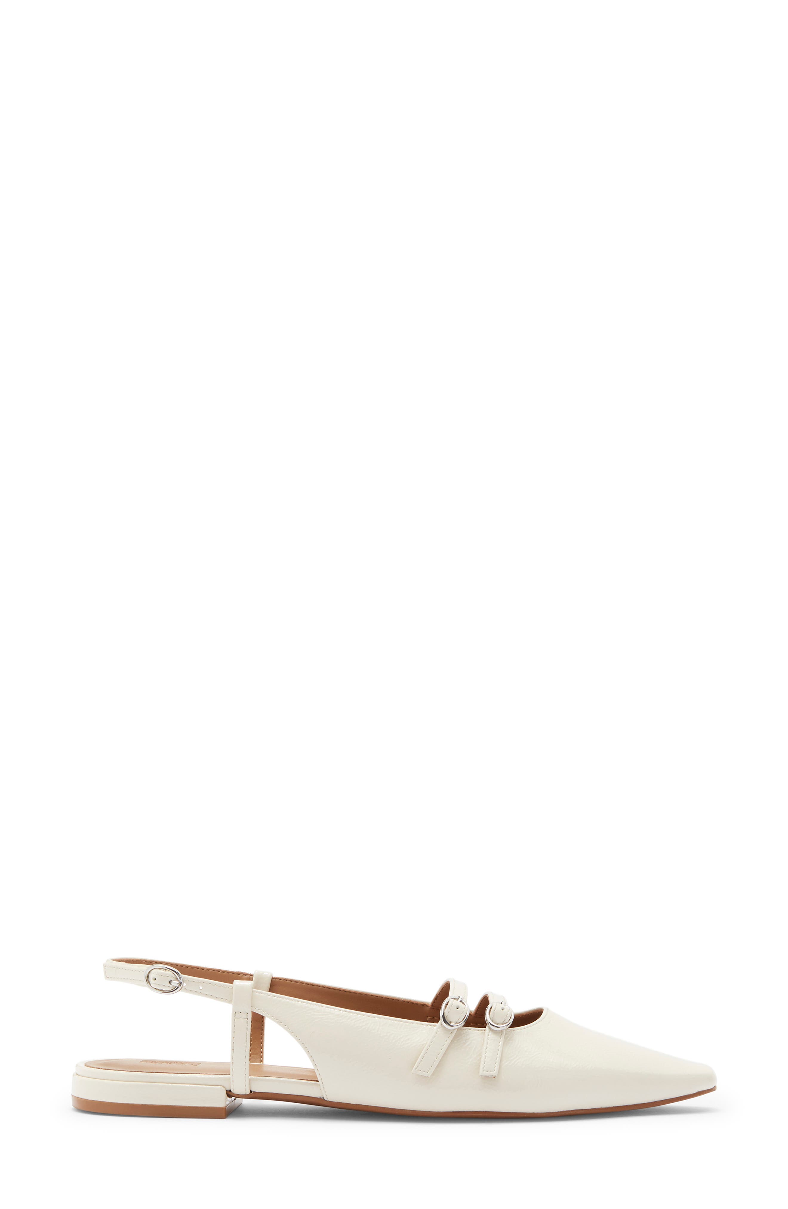 Capris Slingback Flat, Alternate, color, IVORY VANILLA