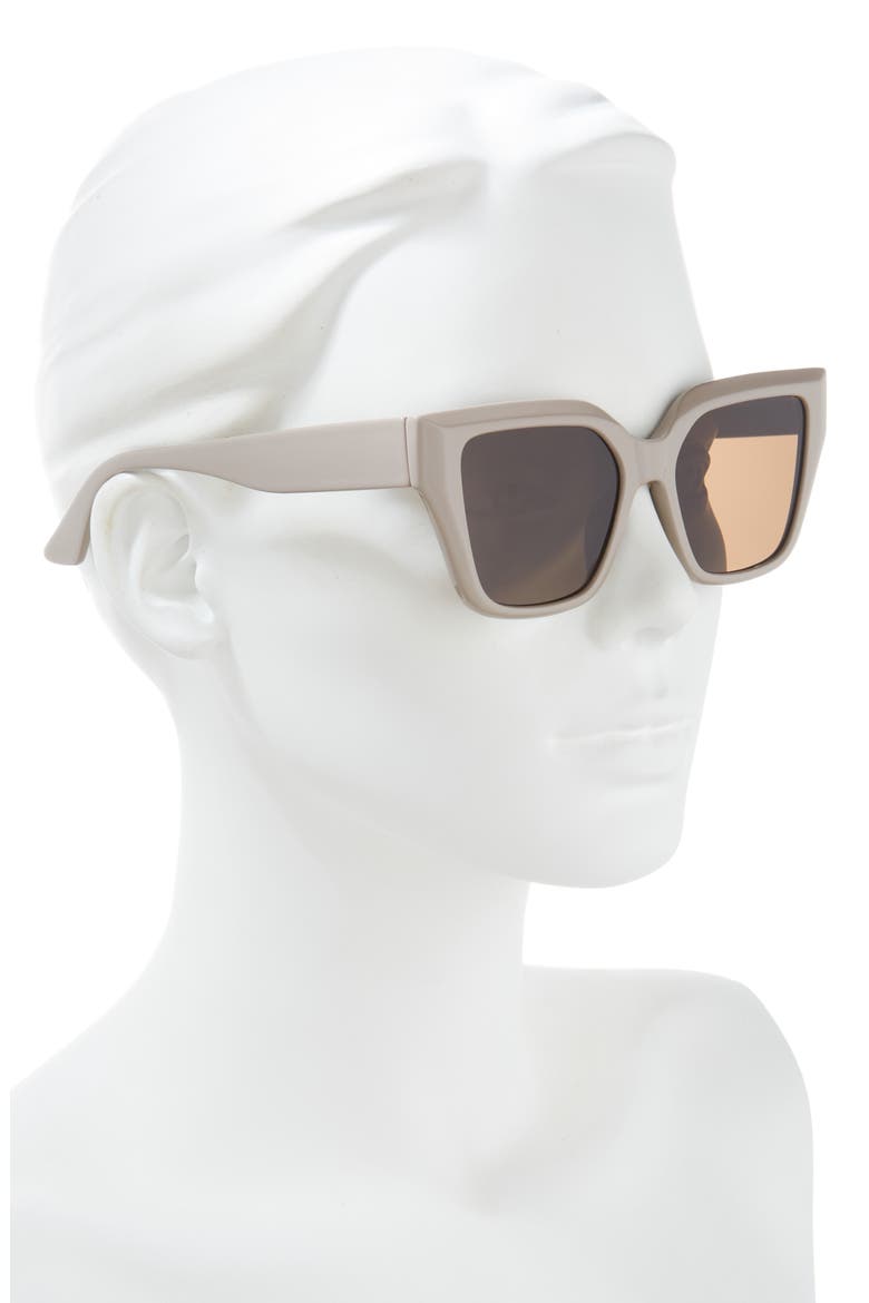 Square Sunglasses, Alternate, color, BEIGE