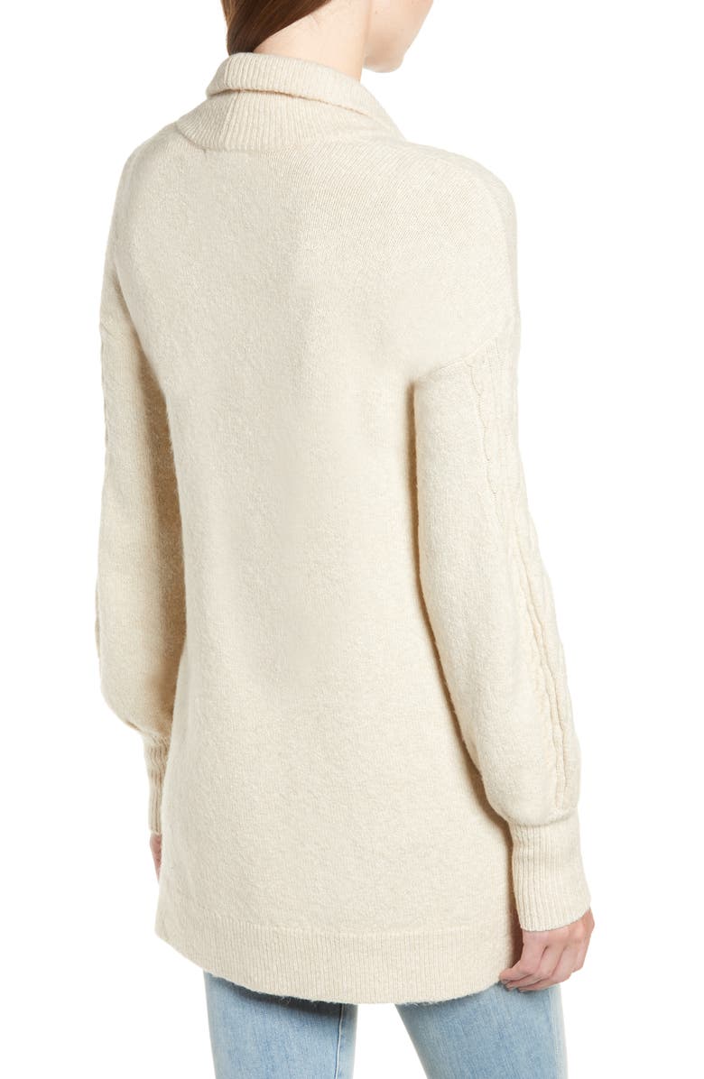 Hinge Longline Cardigan, Alternate, color, 