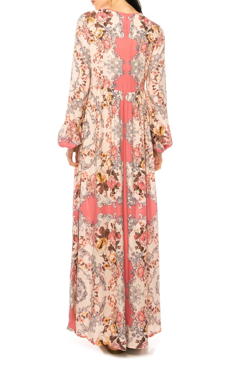 A COLLECTIVE STORY Floral Long Sleeve Dress, Alternate, color,