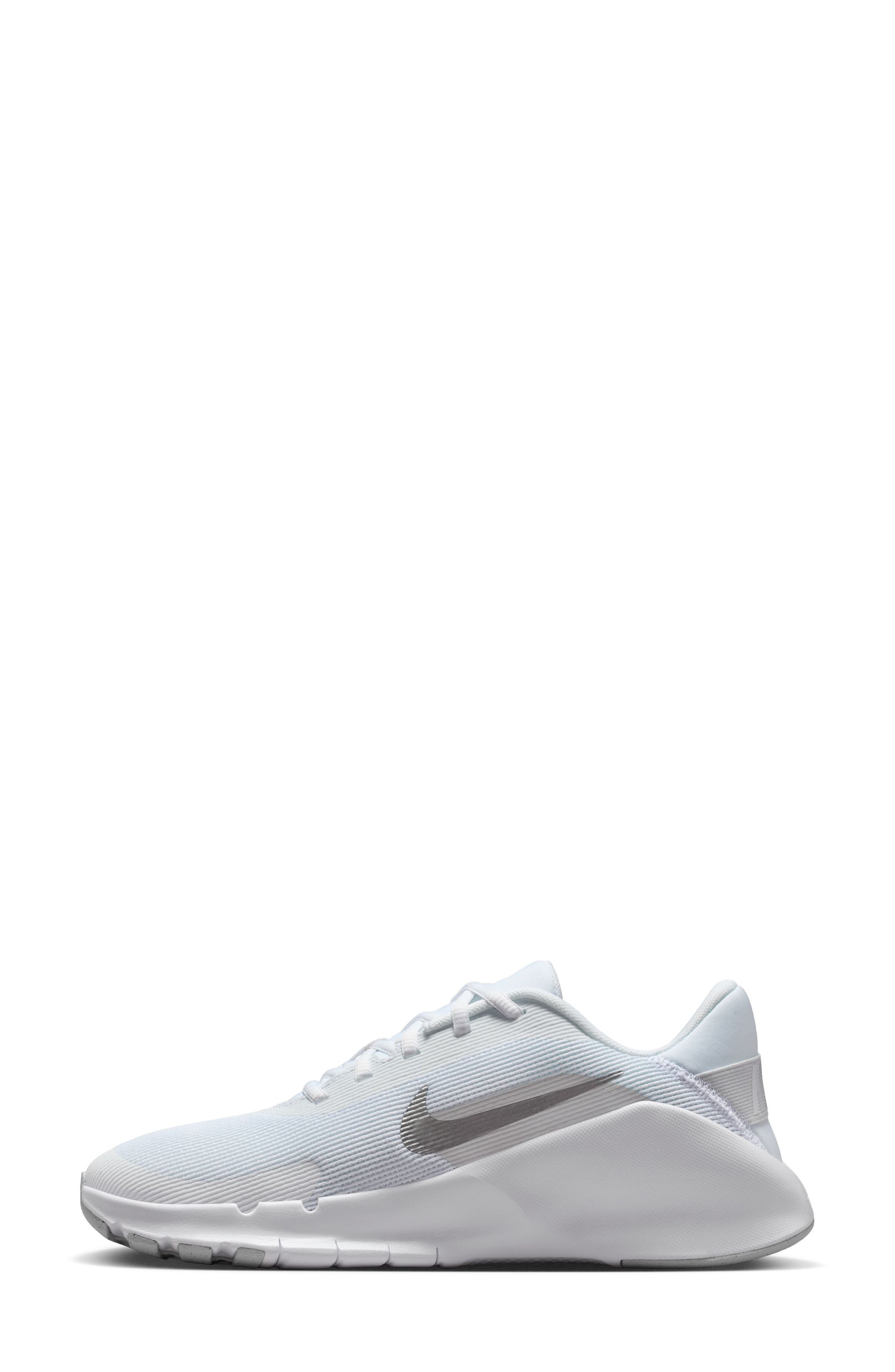 Nike Flex Train Athletic Training Shoe, Alternate, color, White/ Silver/ Photon Dust