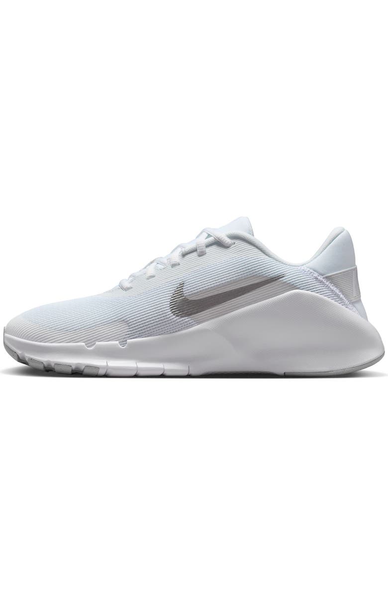 Nike Flex Train Athletic Training Shoe, Alternate, color, White/ Silver/ Photon Dust