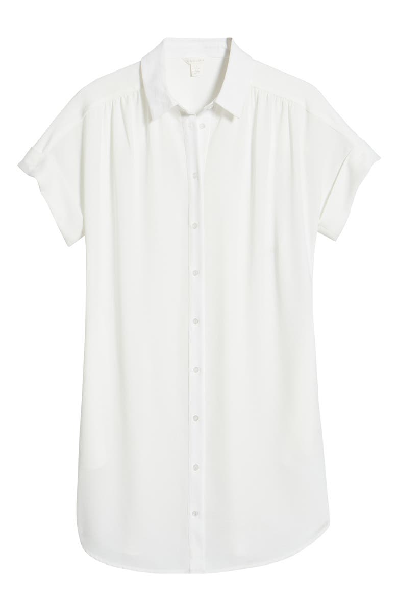 Caslon<sup>®</sup> Short Sleeve Shirtdress, Alternate, color, 