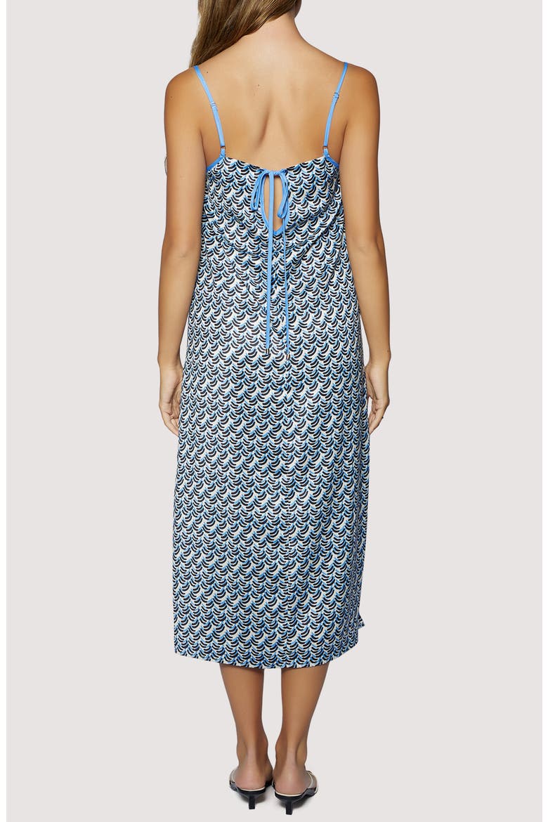 Dream of Waves Midi Dress, Alternate, color, BLUE MULTI