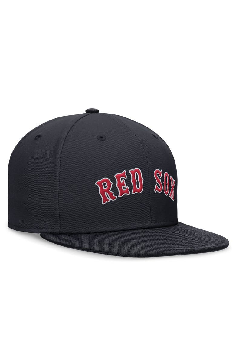 Nike Men's Nike Navy Boston Red Sox Evergreen Performance Fitted Hat, Alternate, color, Navy