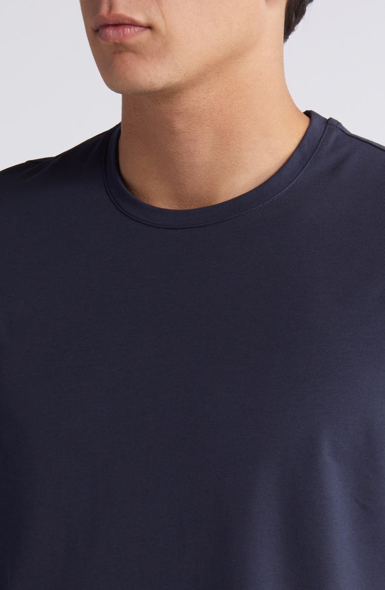 7 For All Mankind Luxe Performance T-Shirt, Alternate, color, Navy