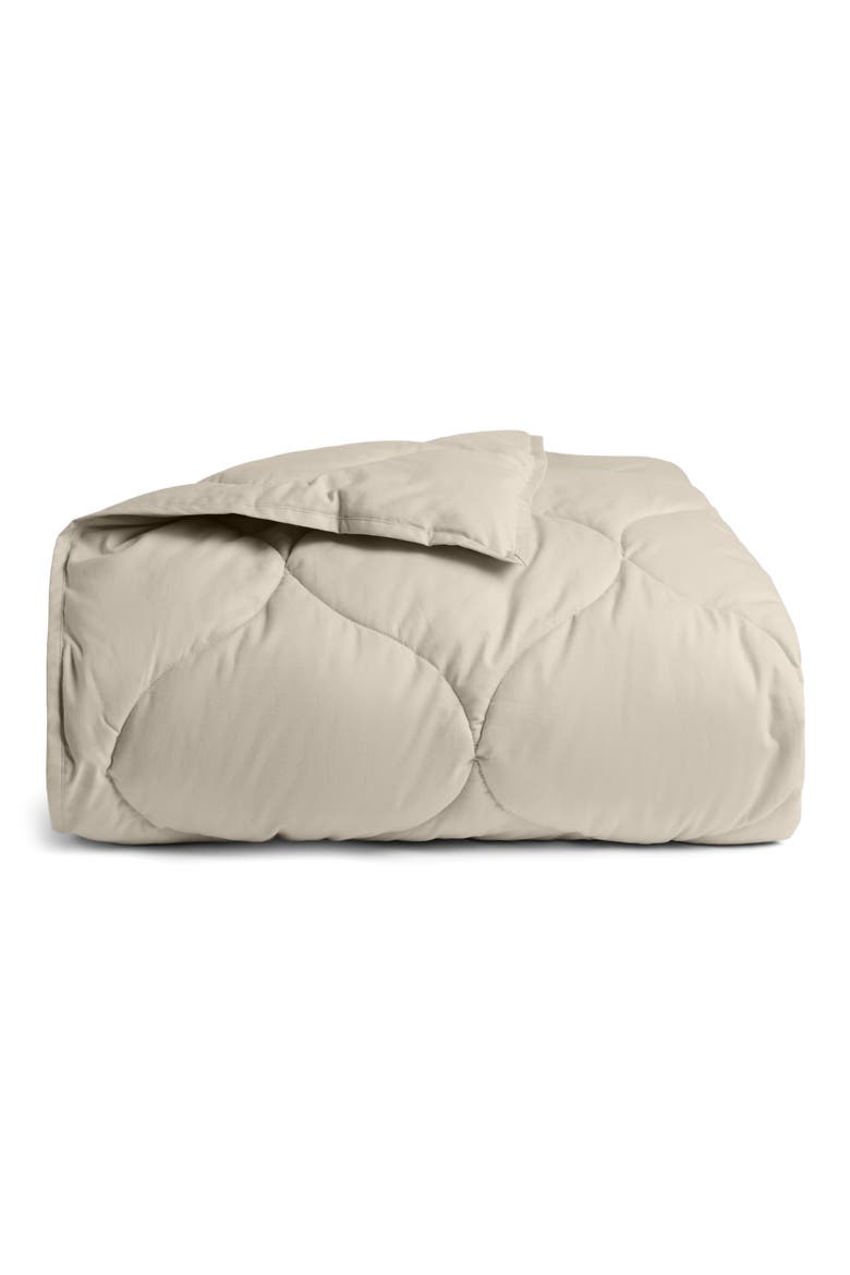 Cotton Drift Comforter, Main, color, BONE