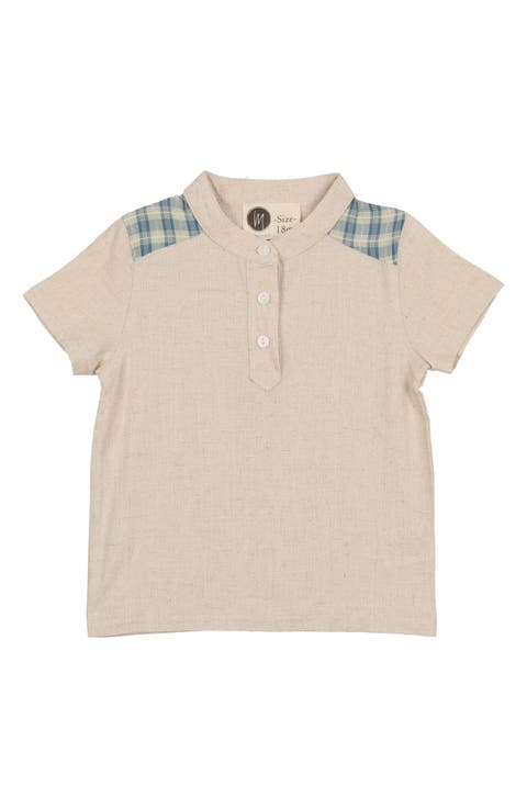 Kids' Slub Cotton Blend Henley (Toddler)
