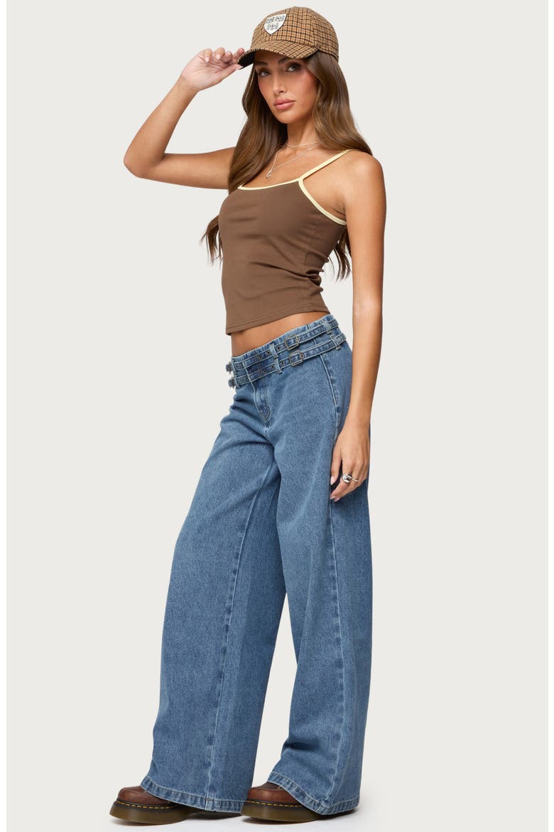 Deanna Crop Camisole, Alternate, color, BROWN