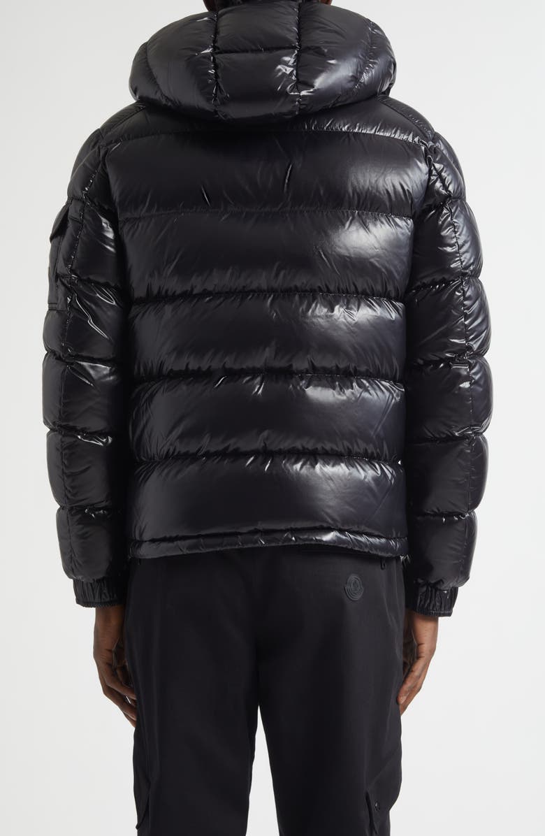 Moncler Maya Quilted Down Puffer Jacket, Alternate, color, Black