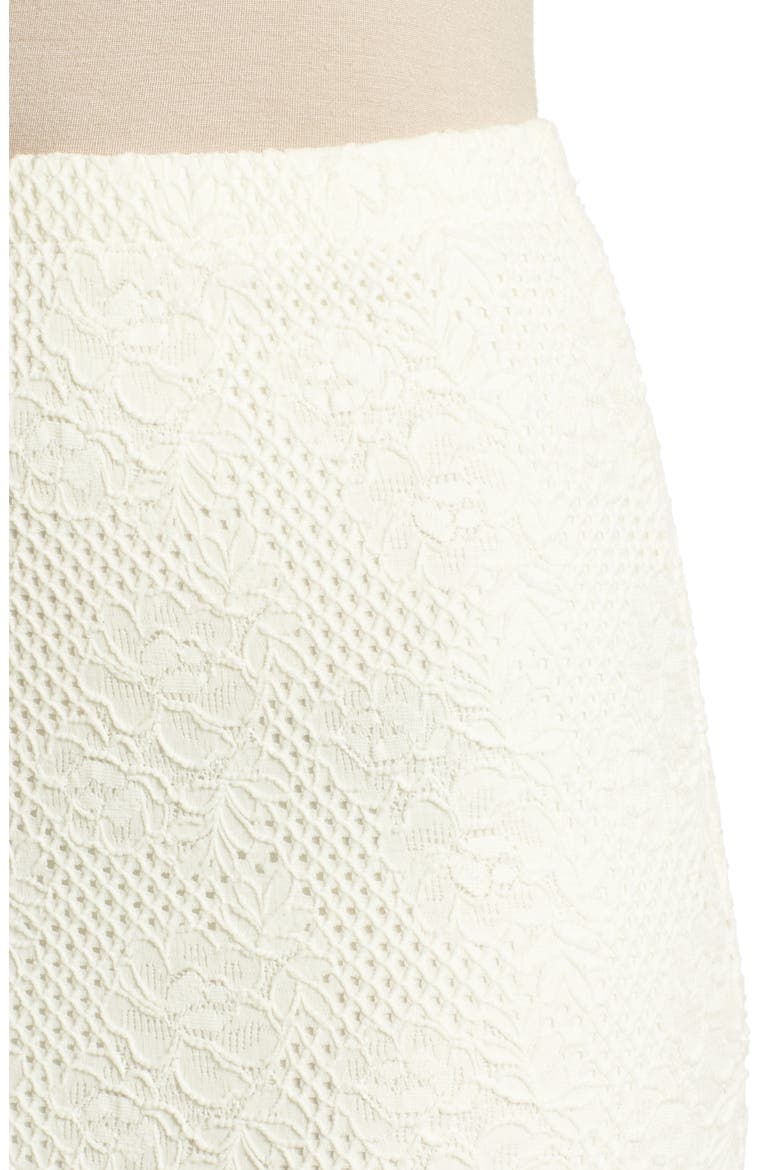 Jacquard Knit Pencil Skirt, Alternate, color, IVORY CLOUD