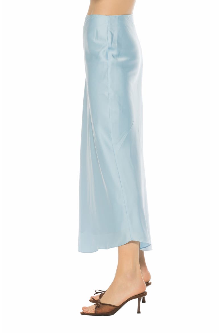 Hunter Satin Midi Skirt, Alternate, color, HALOGEN BLUE