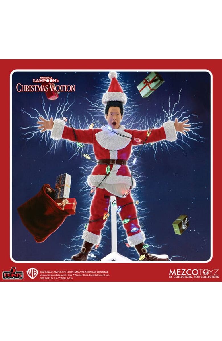 Mezco Light Shock Clark (Christmas Vacation) Mezco 5 Points Action Figure, Main, color, Multi-Color