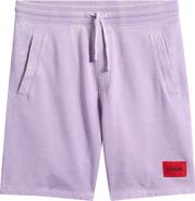 HUGO Logo Patch Knit Shorts