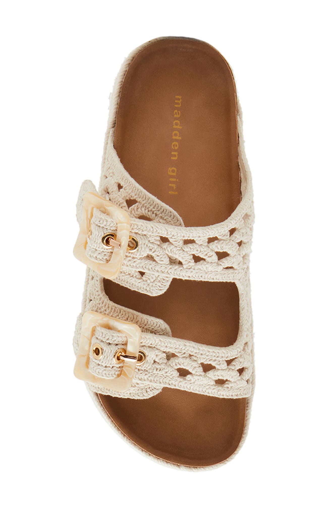 Madden Girl <p>Bali Slide Sandal (Women) </p>, Alternate, color, Off White