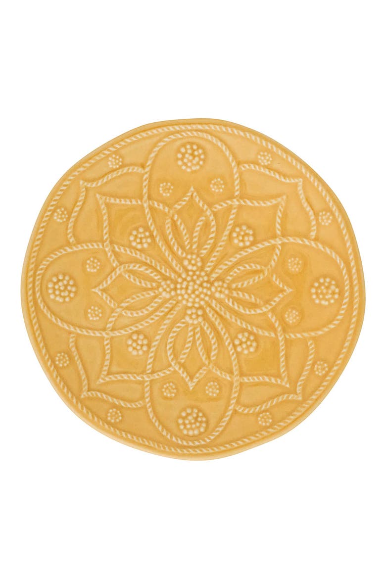 Jardin du Monde Set of 4 Side Plates, Alternate, color, DAFFODIL