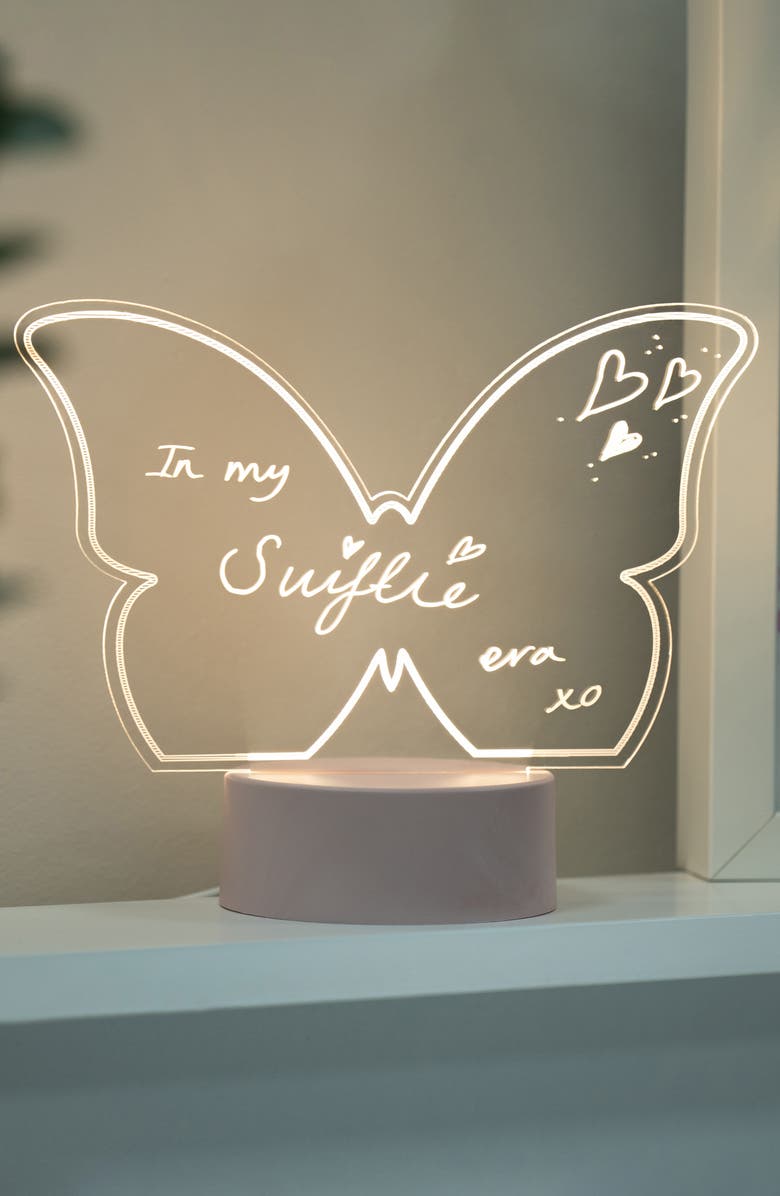 Fizz Creations Write-On Neon Butterfly Light, Alternate, color, 