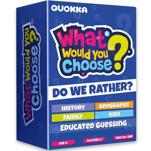 What Would You Choose? Trivia and Card Games for Kids & Family
