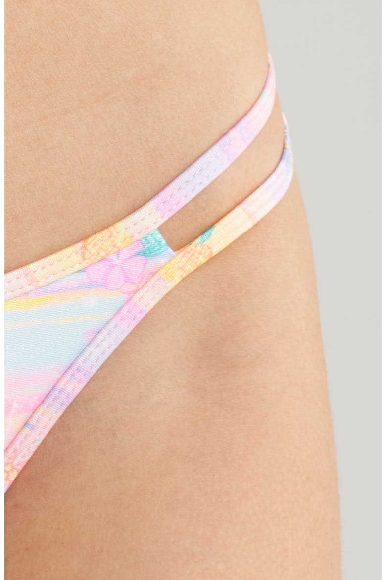 Strappy Bikini Bottoms, Alternate, color, SUNSET UNIVERSE