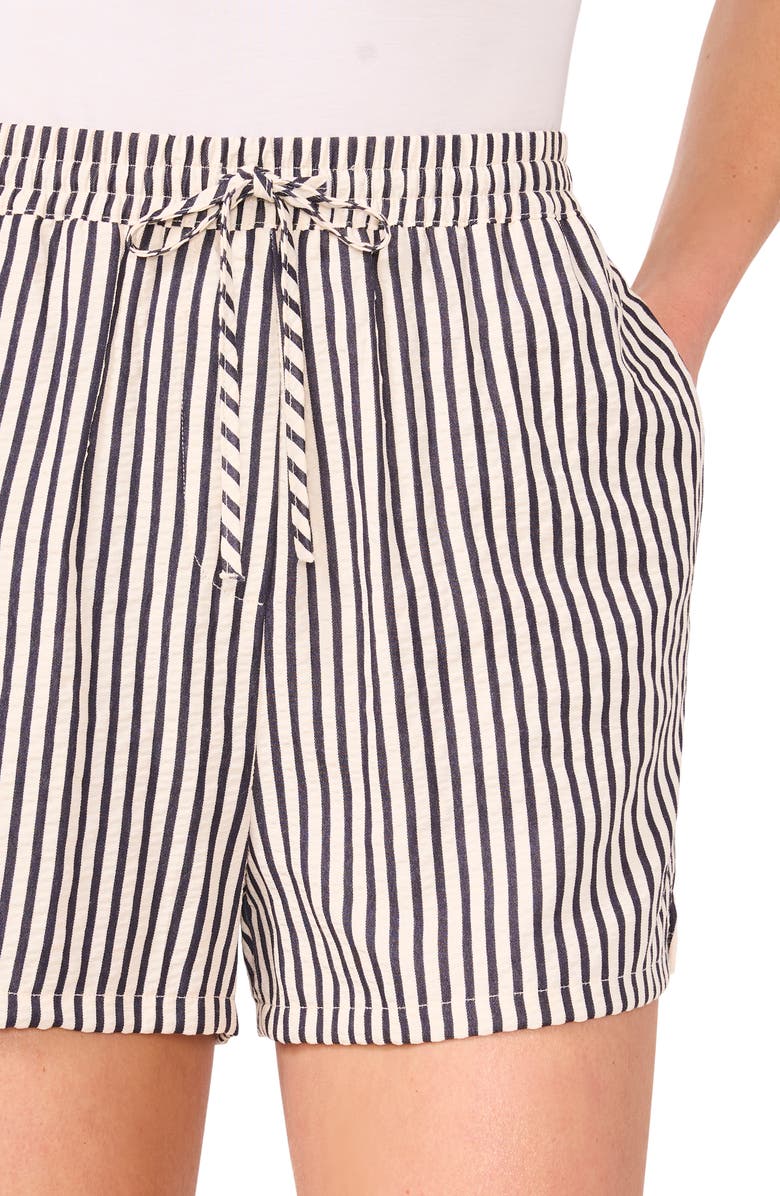 CeCe Seersucker Drawstring Shorts, Alternate, color, 