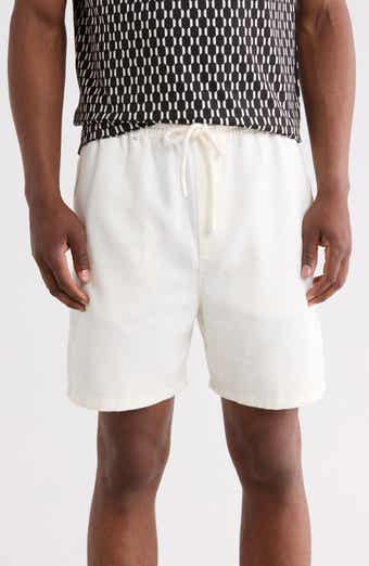 DENIM AND FLOWER Textured Drawstring Shorts