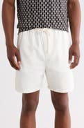 DENIM AND FLOWER Textured Drawstring Shorts