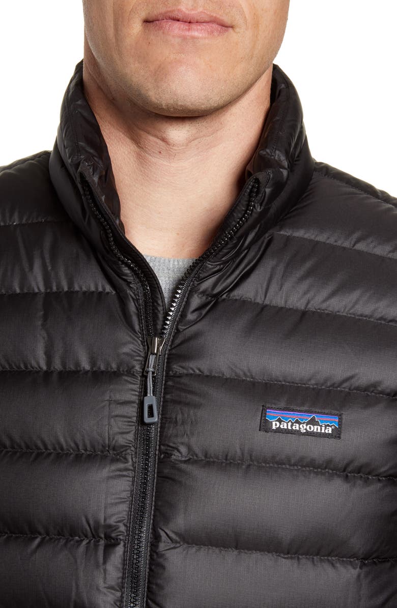 Patagonia Windproof & Water Resistant 800 Fill Power Down Quilted Vest, Alternate, color,