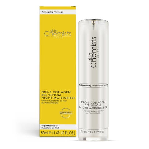 Pro-5 Collagen Bee Venom Night Moisturiser 50ml for Loss of Firmness, Anti-Aging