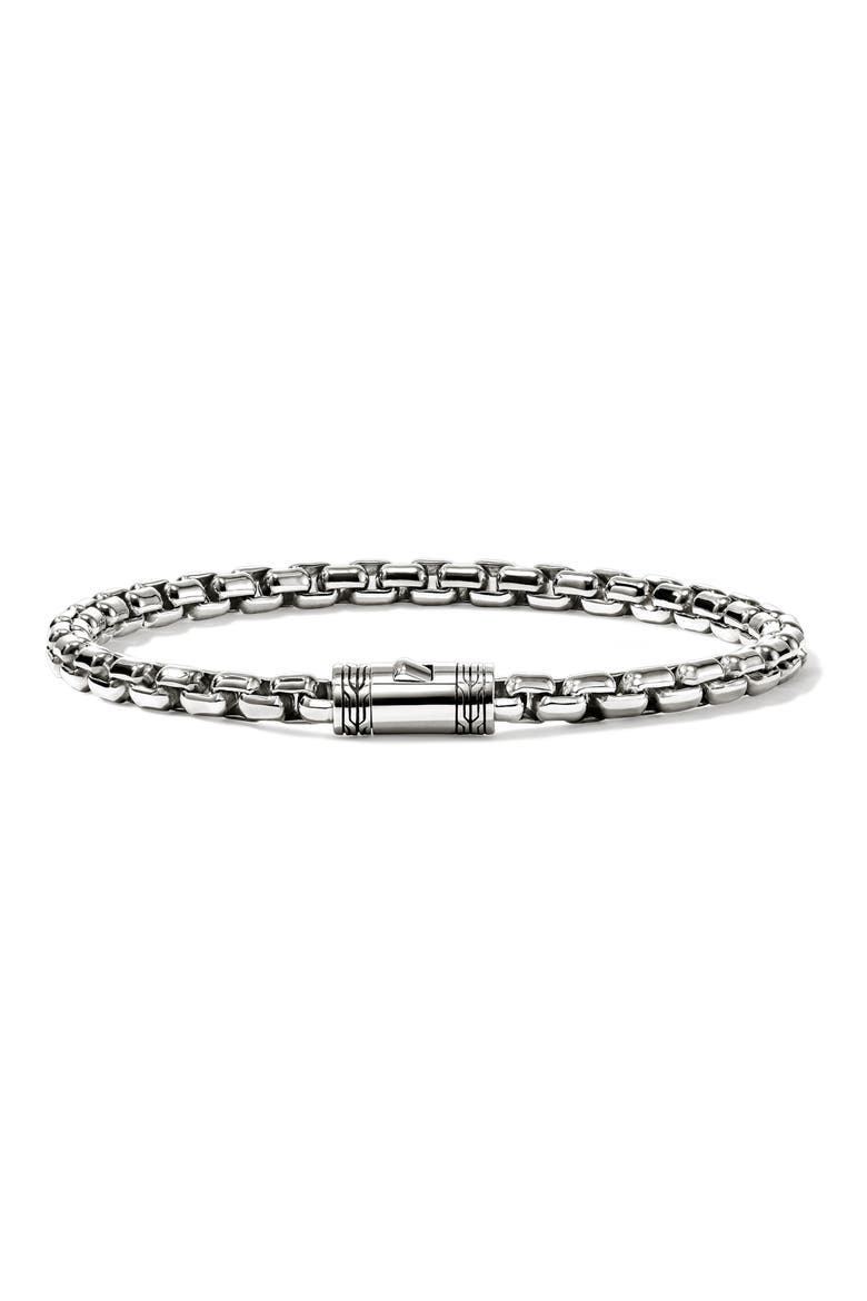 Box Chain Bracelet, 4.8mm, Alternate, color, STERLING SILVER