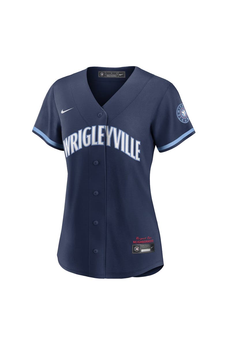 Nike Women's Nike Navy Chicago Cubs City Connect Replica Jersey, Alternate, color, Navy