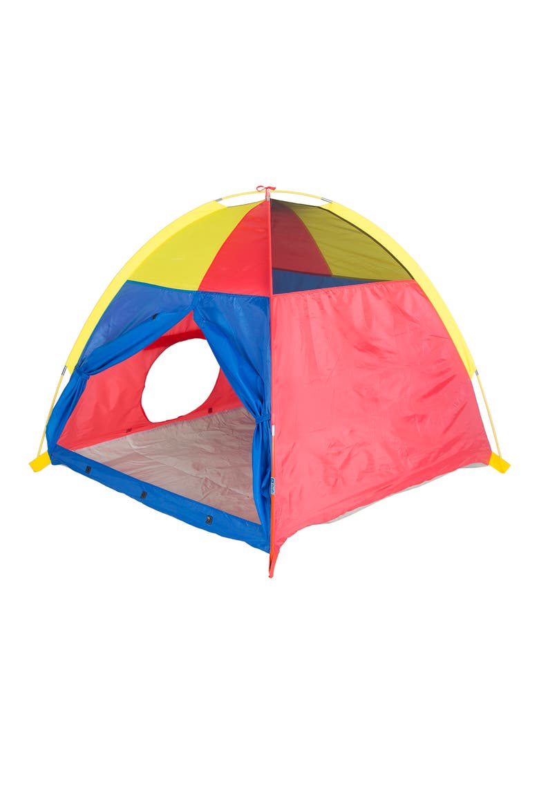 Hide Me Play Tent with Tunnel, Alternate, color, BLUE RED YELLOW