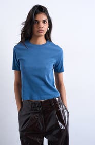 Topshop Everyday Shrunken Cotton T-Shirt