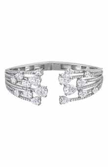 FZN Cubic Zirconia Hinged Bracelet