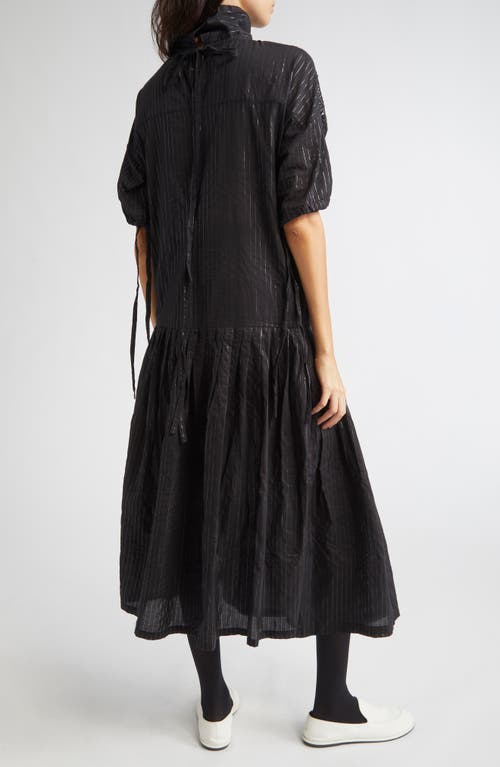 Kúr Lace Inset Drop Waist Shift Dress In Multi