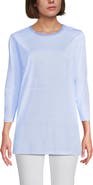 Lands' End 3/4 Sleeve Cotton Supima Tunic