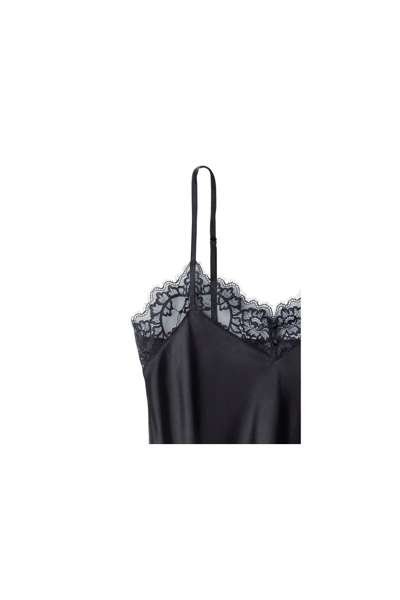 Silk Lace Camisole, Alternate, color, Black