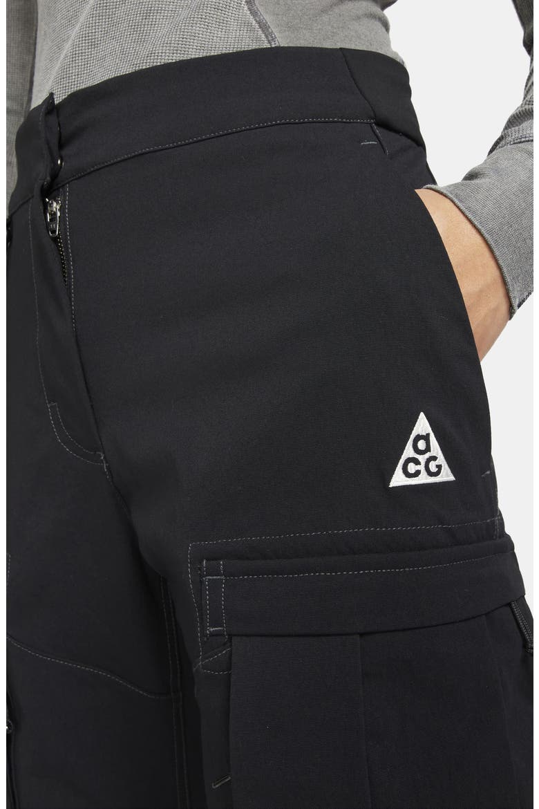 ACG Smith Summit Cargo Pants, Alternate, color, BLACK/ BLACK/ SUMMIT WHITE