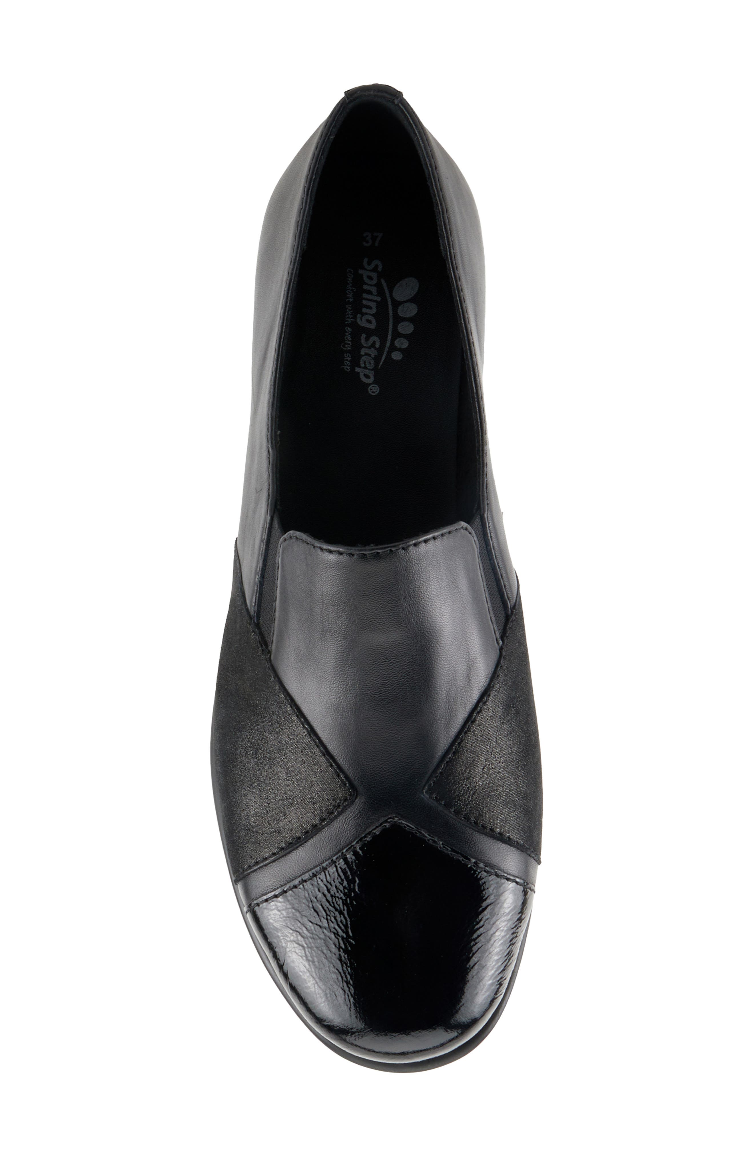 Spring Step Evzen Wedge Slip-On Sneaker, Alternate, color, Black Multi