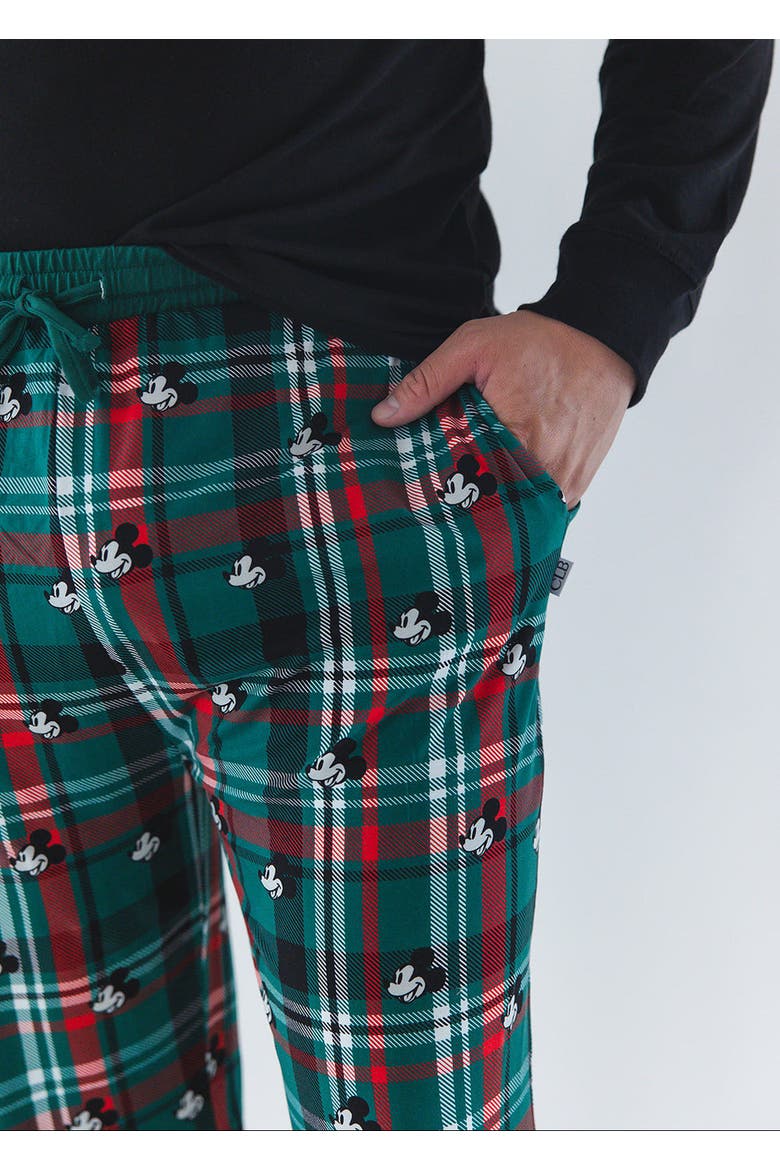 Men's Steamboat Willie Tartan Pajama Pants, Alternate, color, Multicolor